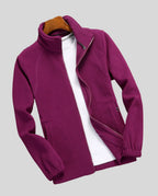 Women's Fleece Jacket | Lightweight Stand Collar Warm Layer 2
