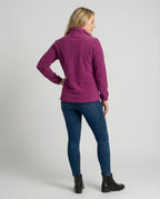 Women's Fleece Jacket | Lightweight Stand Collar Warm Layer 3