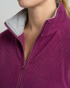 Women's Fleece Jacket | Lightweight Stand Collar Warm Layer 4