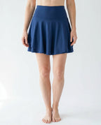 Women’s High Waist Active Skort | Flared Sports Skirt with Inner Shorts 6