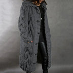 Women's Knitted Coat | Cozy Knee-Length Casual Outerwear 2