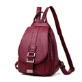 Women's Leather Backpack for Everyday Use | Waterproof & Compact 0