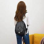 Women's Leather Backpack for Everyday Use | Waterproof & Compact 3