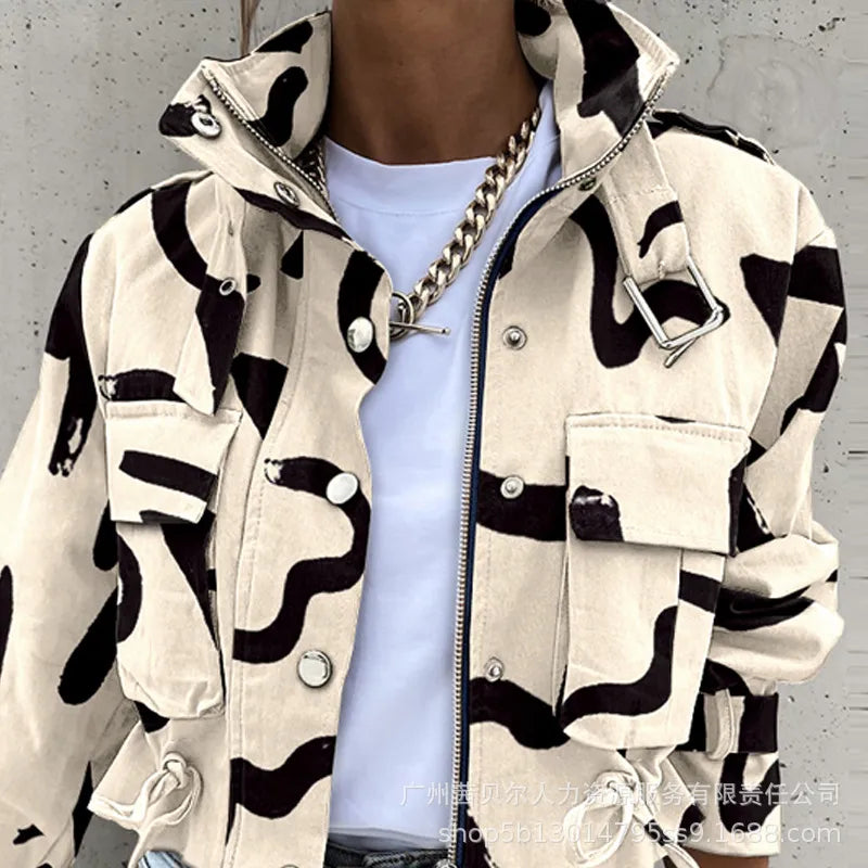 Women's Lightweight Cropped Bomber Jacket | Stylish Urban Outerwear 2