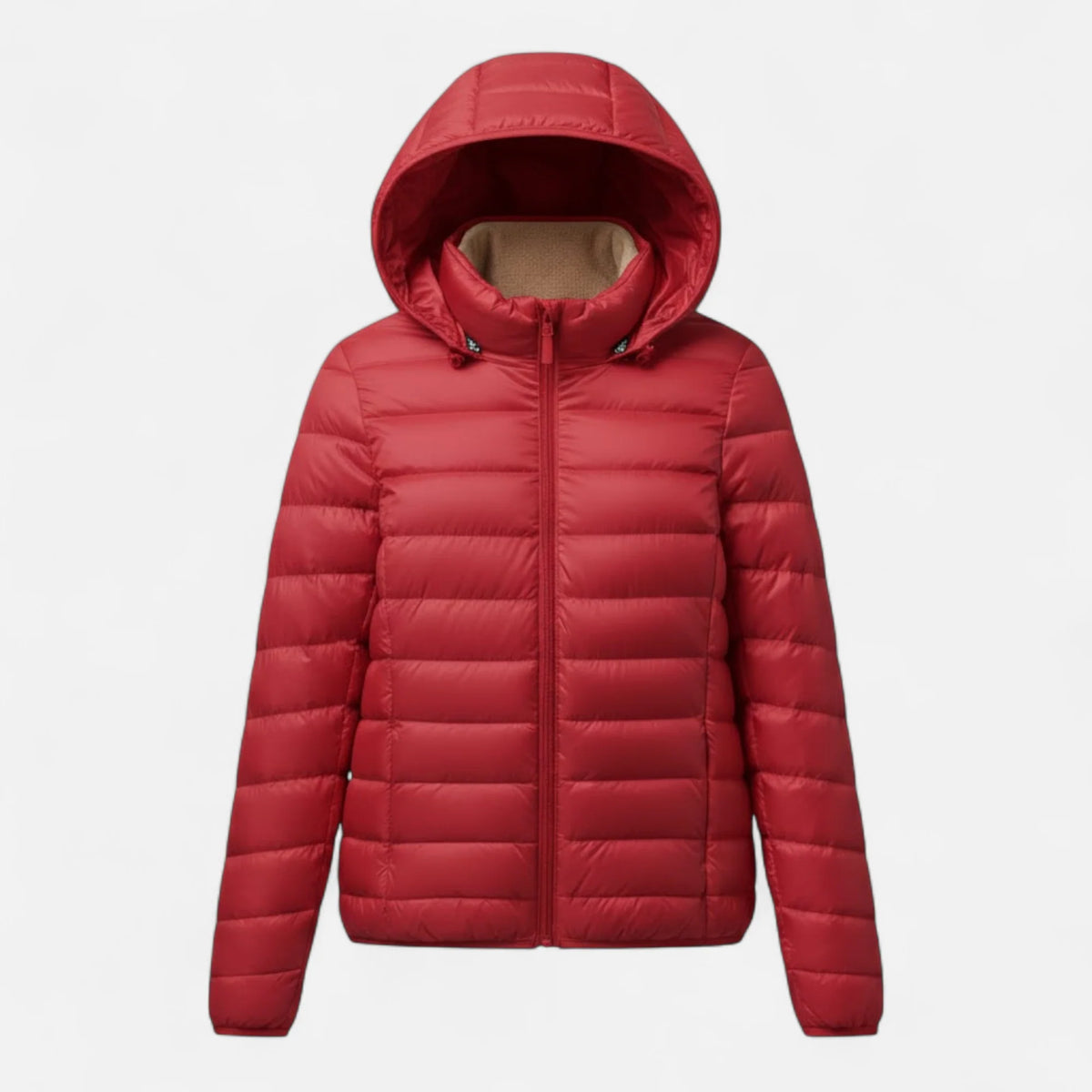 Women's Lightweight Down Coat | Slim Fit Hooded Winter Jacket 6