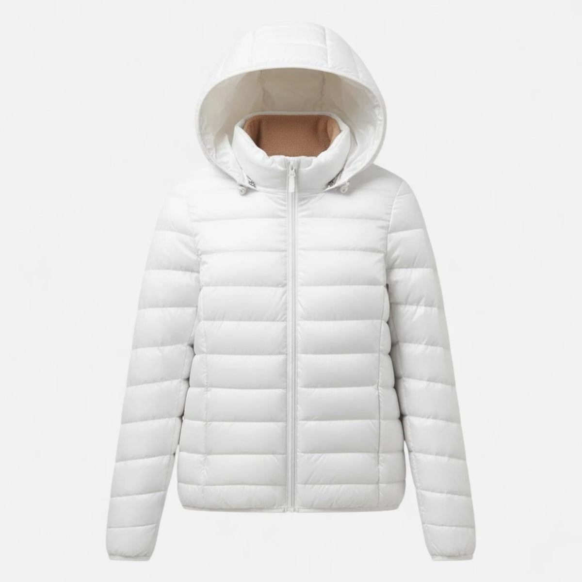 Women's Lightweight Down Coat | Slim Fit Hooded Winter Jacket 9