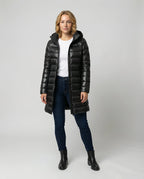 Women's Lightweight Down Jacket | Slim Fit & Removable Hood 1