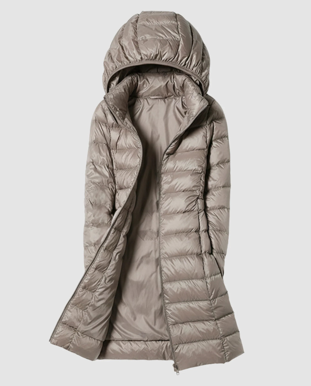 Women's Lightweight Down Jacket | Slim Fit & Removable Hood 5