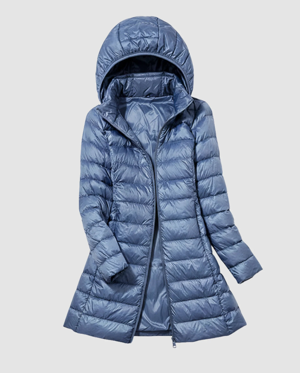 Women's Lightweight Down Jacket | Slim Fit & Removable Hood 6