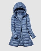 Women's Lightweight Down Jacket | Slim Fit & Removable Hood 6