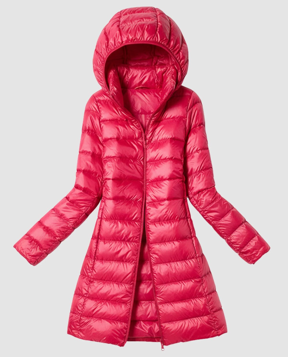 Women's Lightweight Down Jacket | Slim Fit & Removable Hood 8