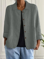 Women's Lightweight Jacket | Relaxed Fit Everyday Coat 4
