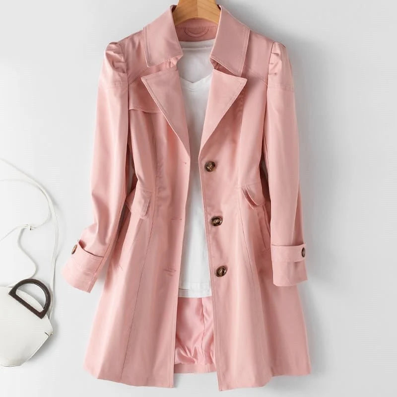 Women's Lightweight Trench Coat | Versatile Everyday Jacket 3