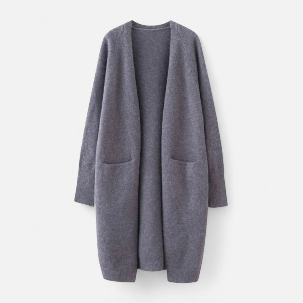 Women's Long Cardigan Sweater | Lightweight Open-Front Knit Layering 3