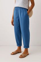 Women's Loose Fit Black Pants | Casual Trousers with Pockets 2