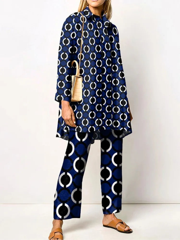 Women's Loungewear Set | Vintage Two-Piece Relaxed Fit Outfit 6