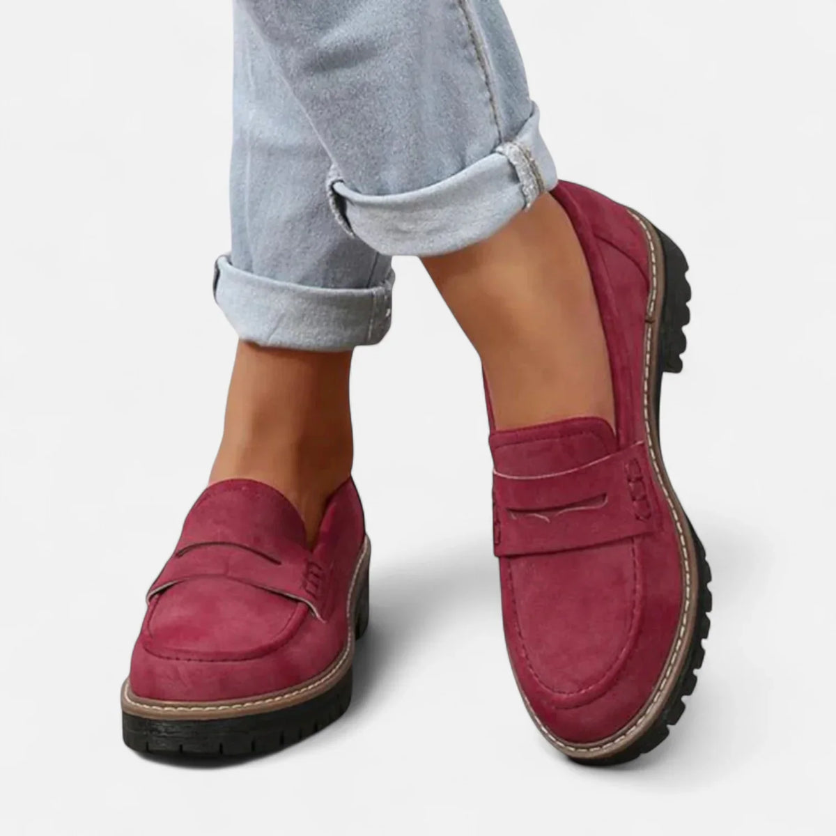 Women's Orthopedic Heeled Loafers | Supportive Slip-On Shoes 4