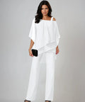 Women's Outfit | Soft Stretch Layered Two-Piece Clothing Set 0
