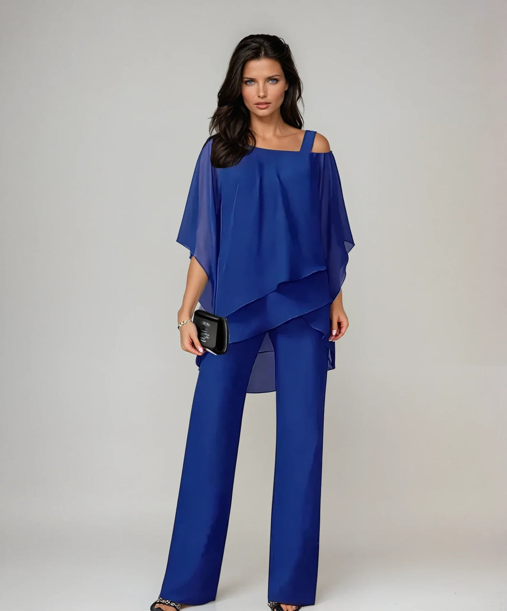 Women's Outfit | Soft Stretch Layered Two-Piece Clothing Set 2
