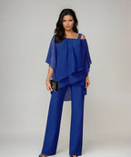 Women's Outfit | Soft Stretch Layered Two-Piece Clothing Set 2