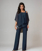 Women's Outfit | Soft Stretch Layered Two-Piece Clothing Set 3