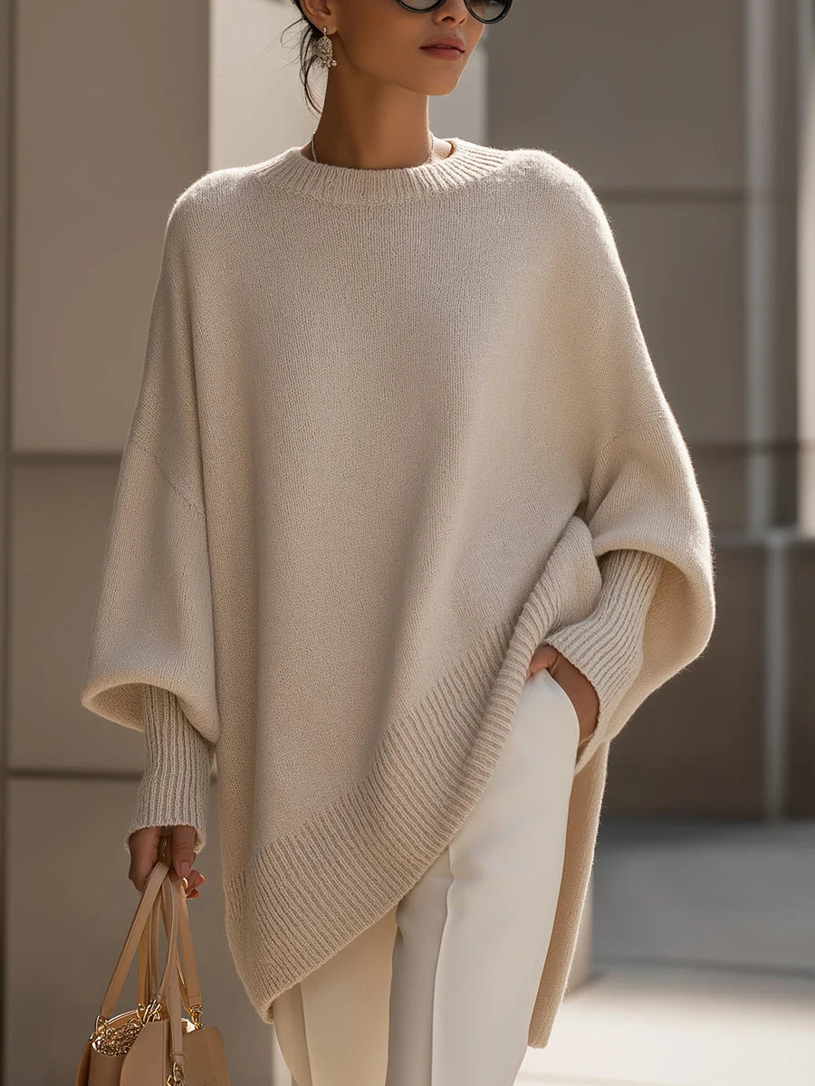 Women’s Oversized Knit Sweater | Relaxed Fit Autumn Layer 0