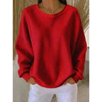 Women’s Oversized Textured Sweater | Relaxed Long-Sleeve Knit 3