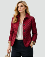 Women’s Quilted Jacket | Lightweight Button-Front Coat 5