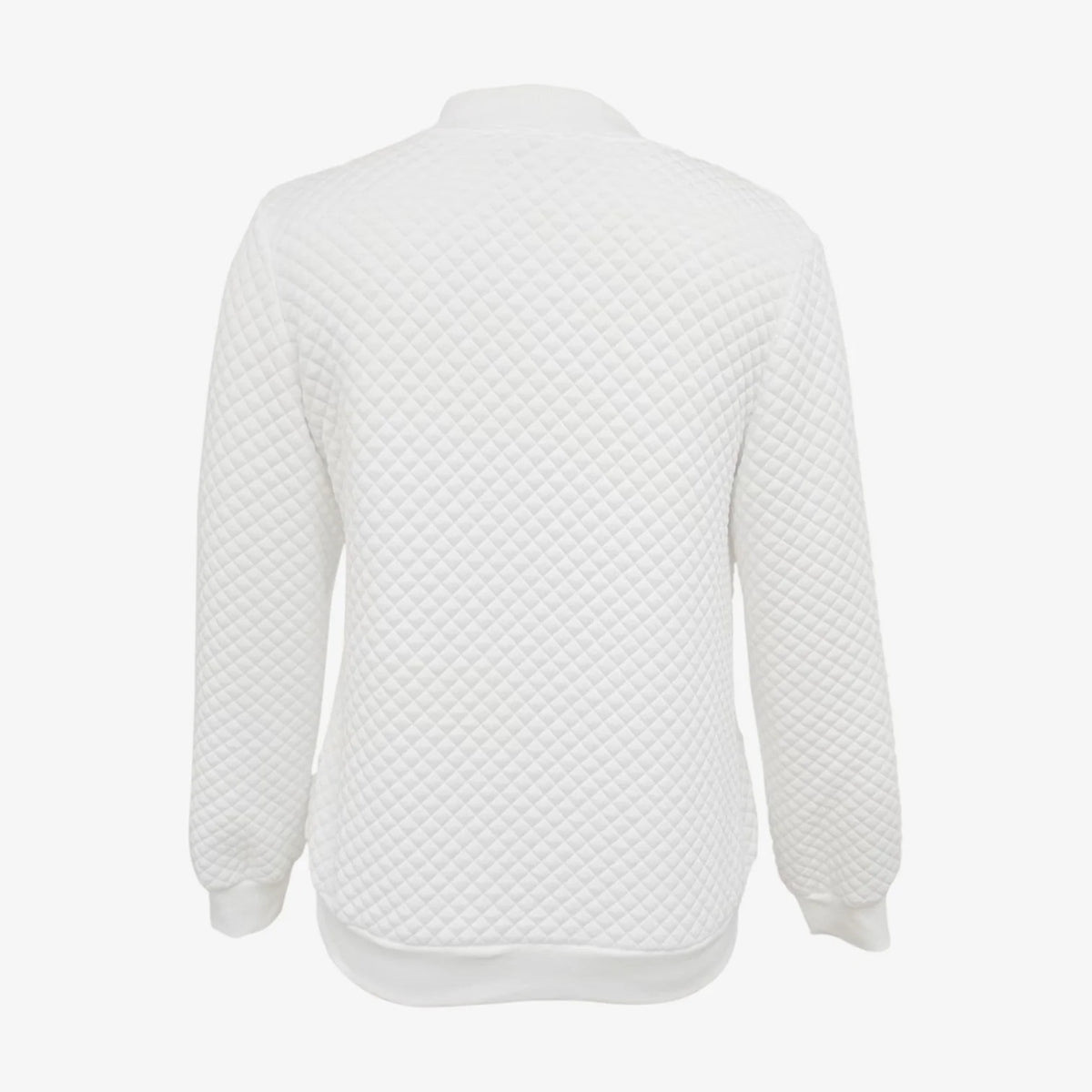 Women's Quilted Jacket | Lightweight Zip-Up Bomber Coat 4