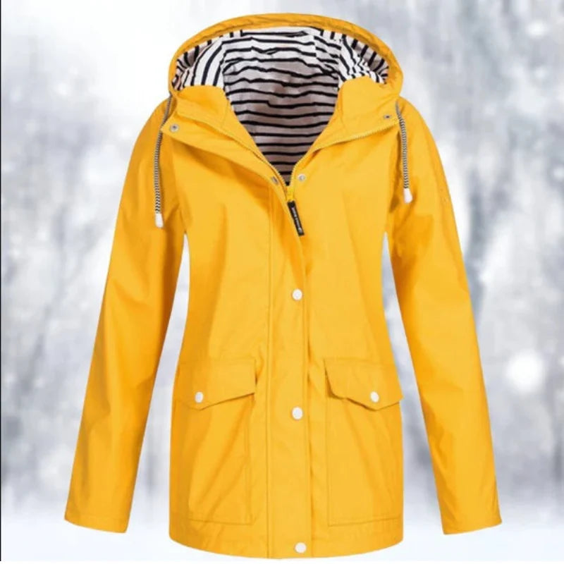 Women's Rain Jacket | Lightweight Waterproof Hooded Rain Coat 0
