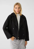 Women's Relaxed Fit Double-Breasted Jacket | Lightweight Blazer 1