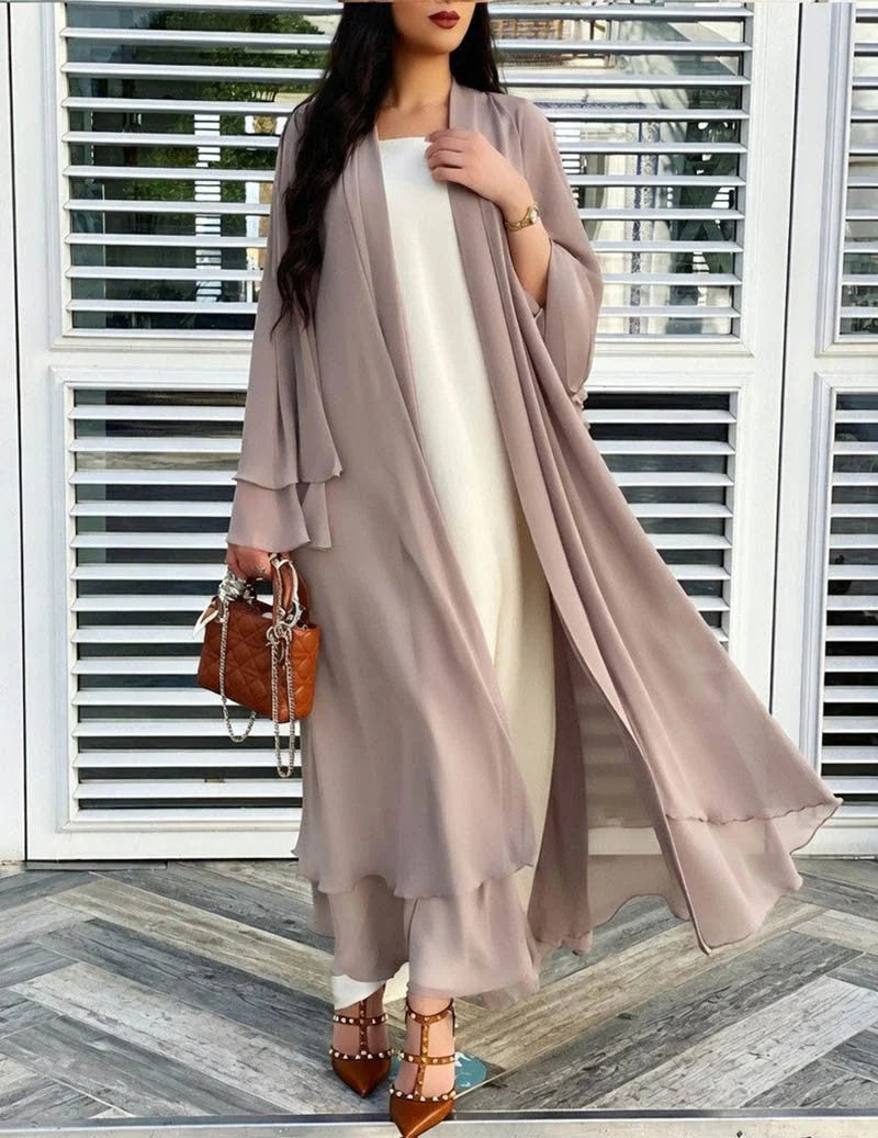 Women’s Sheer Chiffon Cardigan | Lightweight Open Front Layer 0