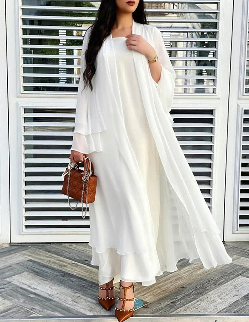 Women’s Sheer Chiffon Cardigan | Lightweight Open Front Layer 1