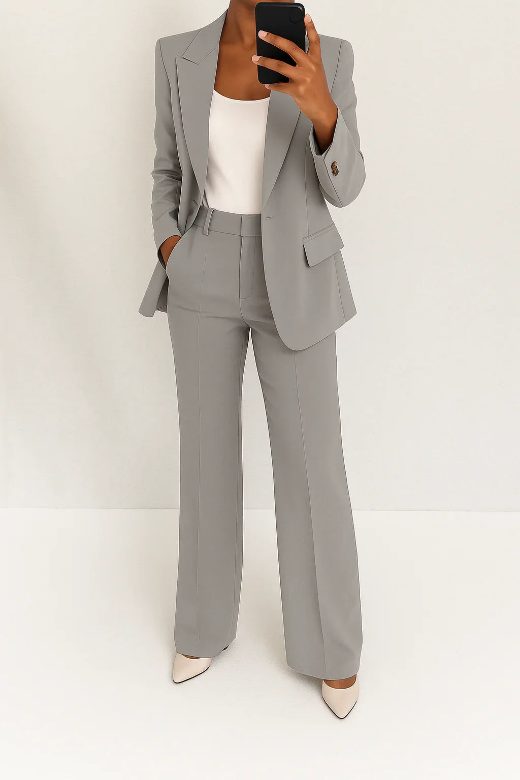 Women's Suit Set | Tailored Blazer & Trousers for Professional Style 1