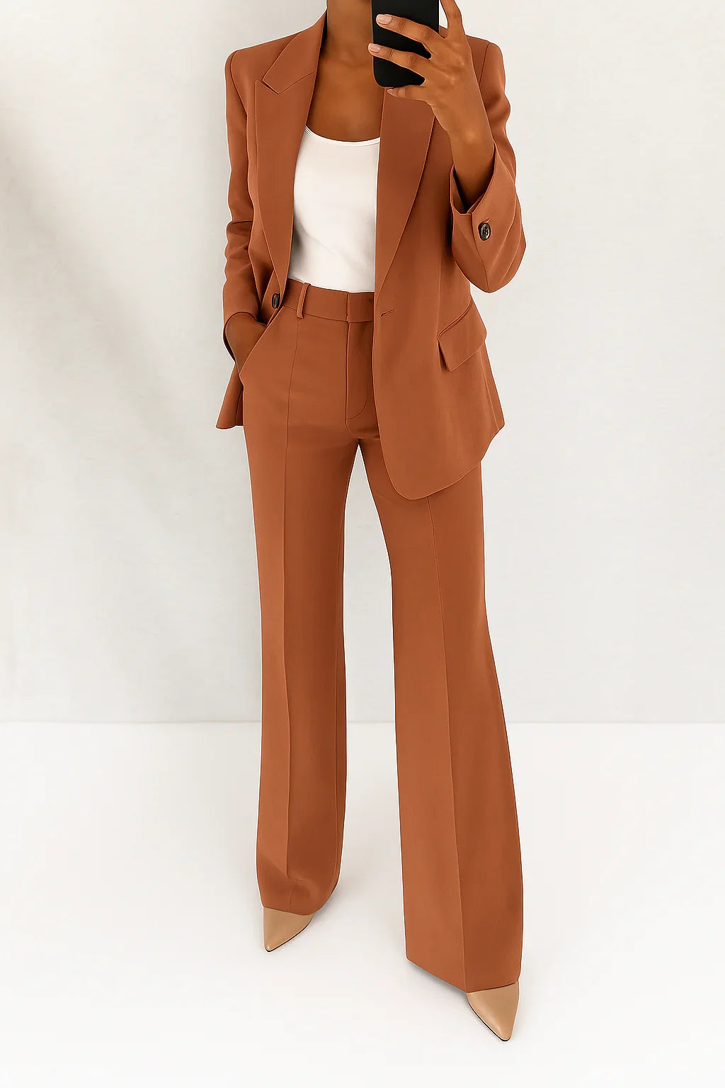 Women's Suit Set | Tailored Blazer & Trousers for Professional Style 3