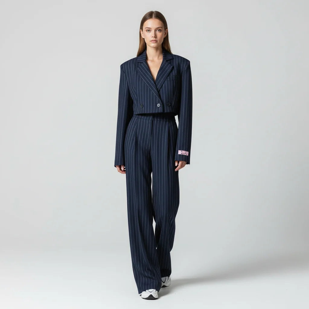 Women's Suit Set | Tailored Blazer & Trousers for Work or Events 2