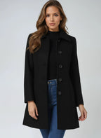 Women's Trench Coat | Fitted Winter Coat for Stylish Warmth 0