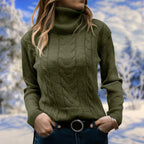Women’s Turtleneck Knit Jumper | Soft Fitted Warm Pullover 1