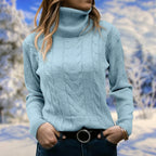 Women’s Turtleneck Knit Jumper | Soft Fitted Warm Pullover 5