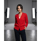 Women’s V Neck Knit Cardigan | Button Front Lightweight Layer 10