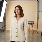 Women’s V Neck Knit Cardigan | Button Front Lightweight Layer 6