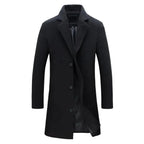 Wool-Blend Overcoat | Men's & Women's Winter Coat with Pockets 3