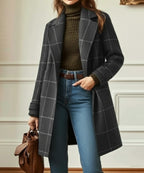 Wool Coat Women | Tailored Fit Vintage-Inspired Wool Jacket 2