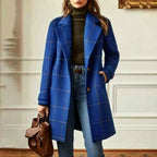 Wool Coat Women | Tailored Fit Vintage-Inspired Wool Jacket 8