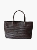 Woven Leather Tote Bag | Spacious Everyday Carry 0