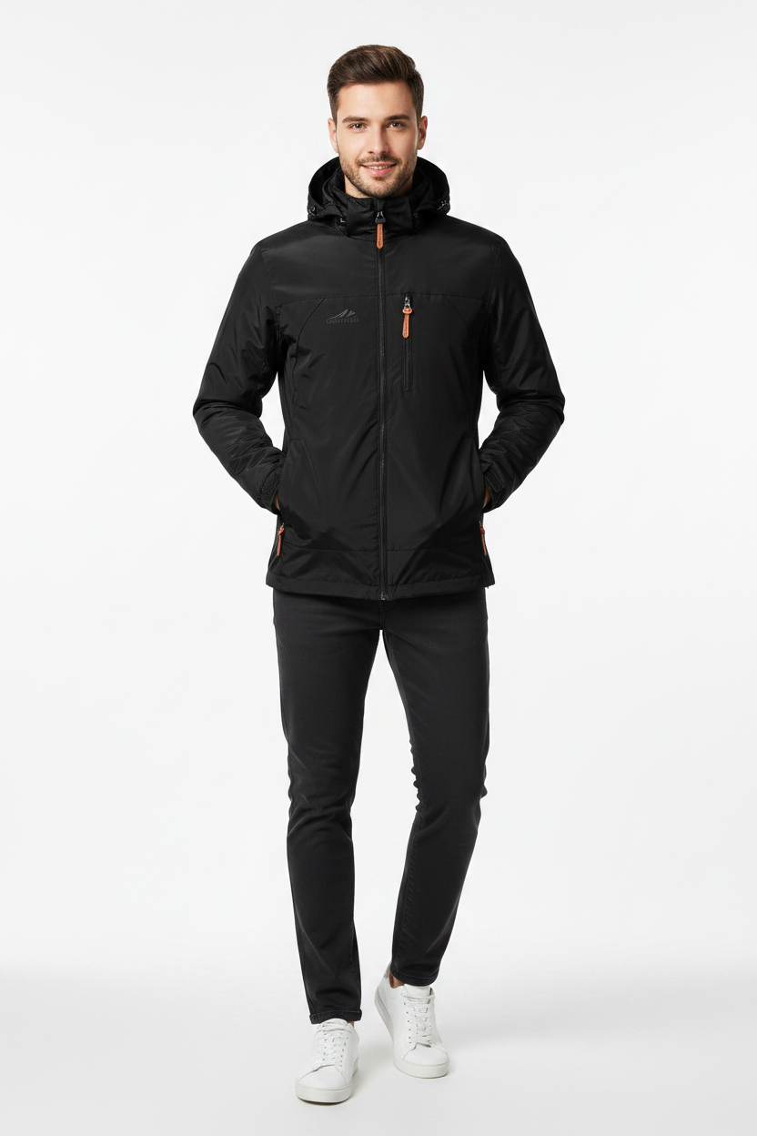 Men's Jacket | Lightweight Hooded Casual Coat for Everyday Wear