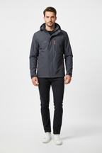 Men's Jacket | Lightweight Hooded Casual Coat for Everyday Wear