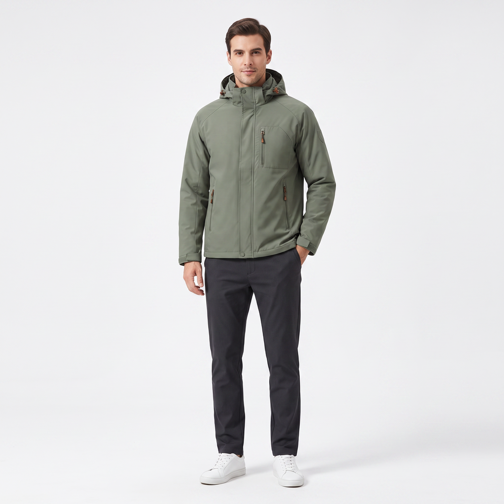 Men's Jacket | Casual Urban Fit Stand-Collar Outdoor Coat