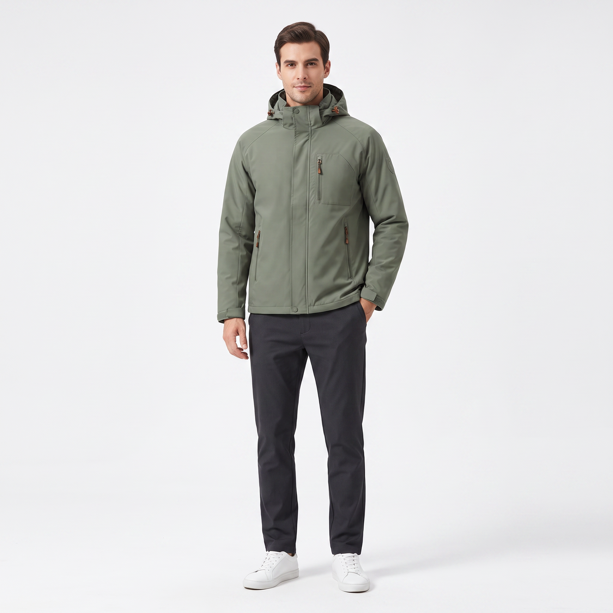 Men's Jacket | Casual Urban Fit Stand-Collar Outdoor Coat