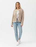 Women's Cardigan Sweater | Soft Teddy Long Layering Jacket